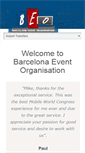 Mobile Screenshot of barcelonaeventorganisation.com